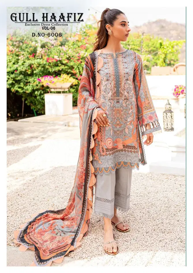 Gull Haafiz Vol 6 By Nand Gopal Cotton Pakistani Dress Material Wholesale Shop In Surat
